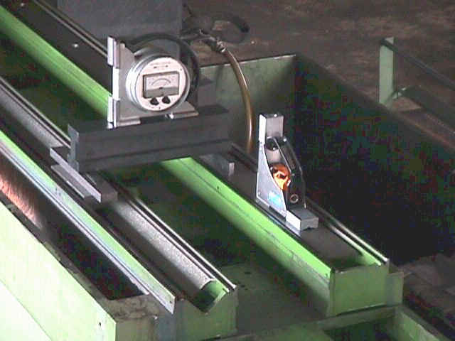 Scraping and measuring of bedways with Niveltronic